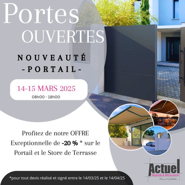 Portes Ouvertes 14 et 15 mars 2025