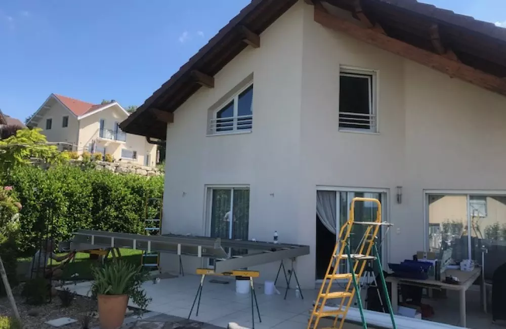 phase préparation de la toiture