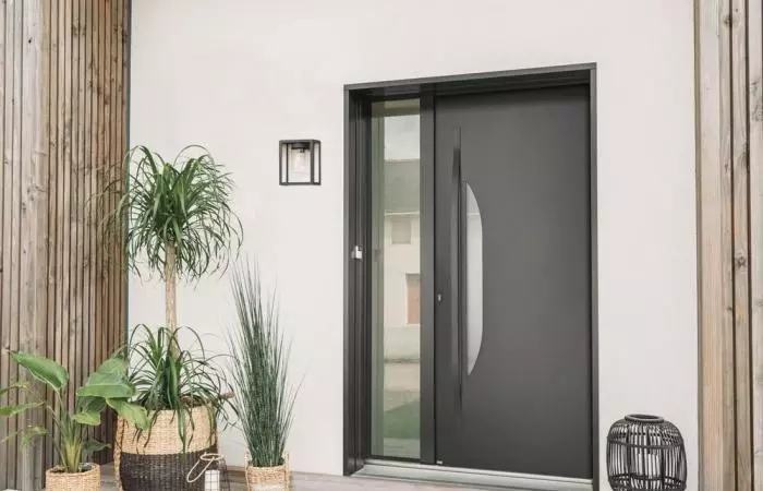 Portes d'entrée sur mesure en aluminium 